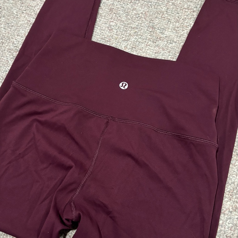 Lululemon Burgundy Align Leggings